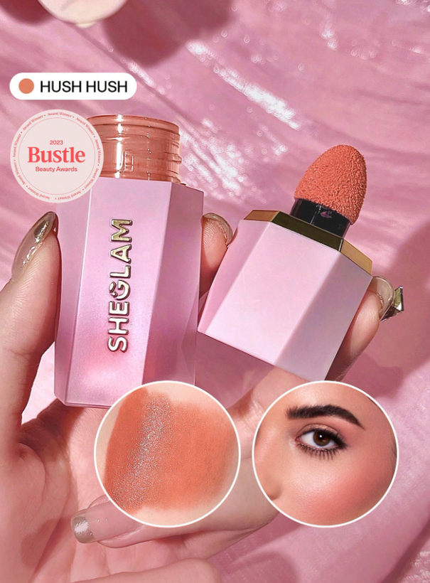 رژگونه مایع شیگلم رنگ hush hush