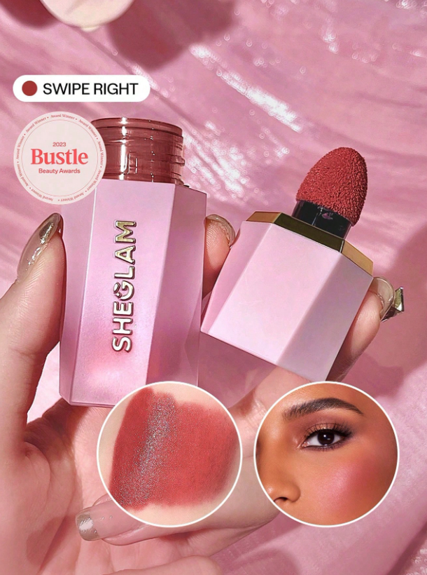 رژگونه مایع شیگلم رنگ swipe right