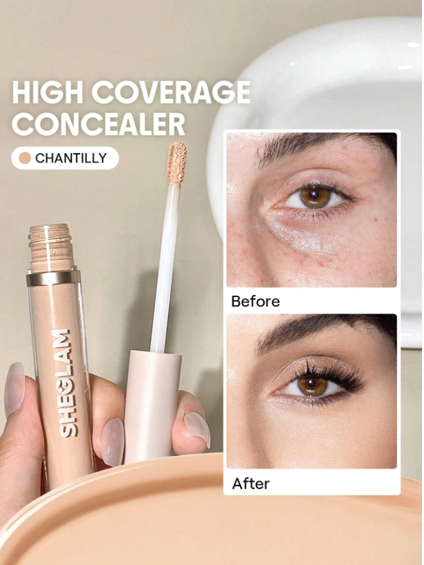 کانسیلر فول کاور شیگلم رنگ chantilly – Sheglam Concealer Chantilly