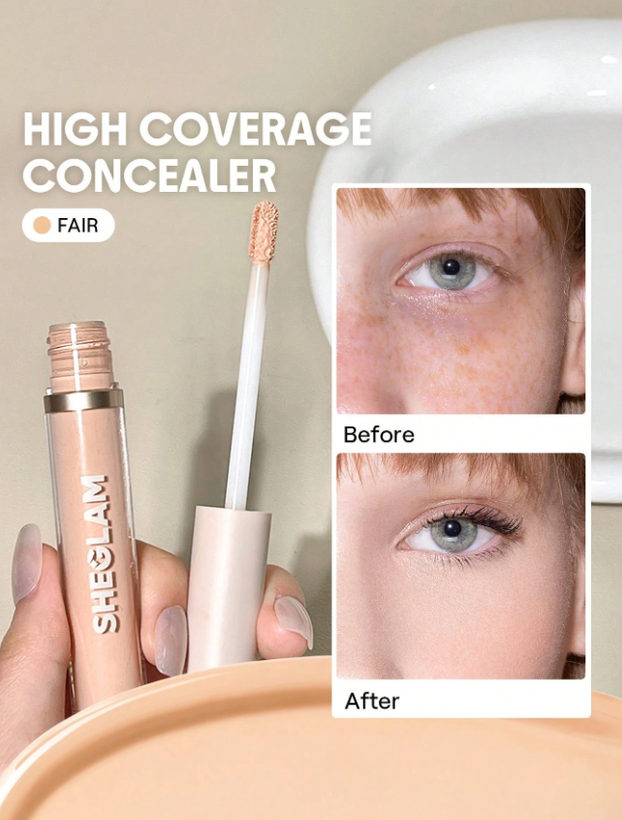 کانسیلر فول کاور شیگلم رنگ fair – Sheglam Concealer Fair