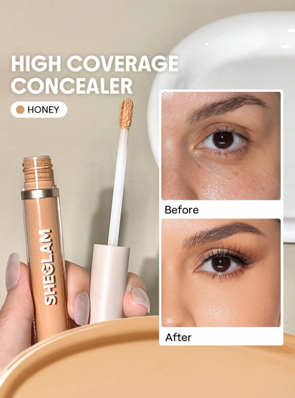 کانسیلر فول کاور شیگلم رنگ honey – Sheglam Concealer Honey