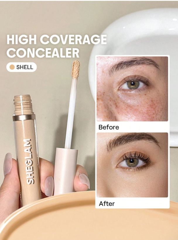 کانسیلر فول کاور شیگلم رنگ shell – Sheglam Concealer Shell