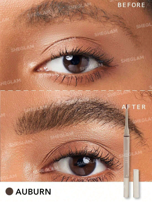 مداد ابرو دو سر شیگلم رنگ auburn – Sheglam Brows On Demand Auburn